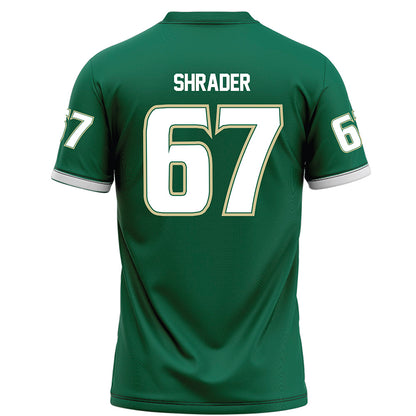 USF - NCAA Football : Thomas Shrader - Green Football Jersey-1