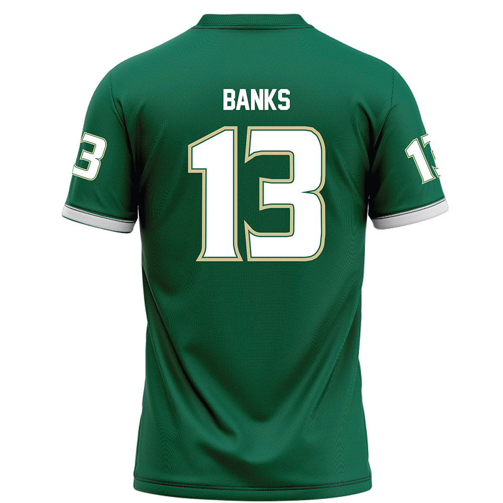 USF - NCAA Football : Kajuan Banks - Green Football Jersey