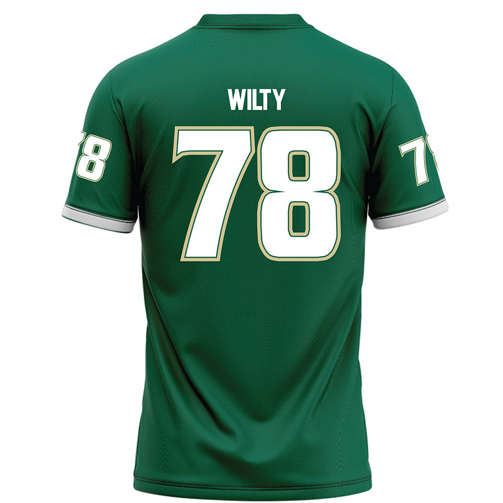 USF - NCAA Football : Jack Wilty - Green Football Jersey