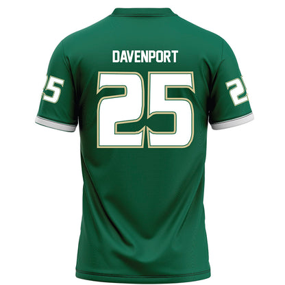 USF - NCAA Football : Nykahi Davenport - Green Football Jersey