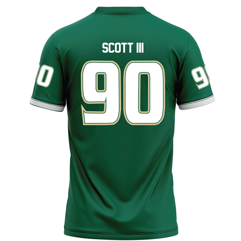 USF - NCAA Football : Richard Scott III - Green Football Jersey-1