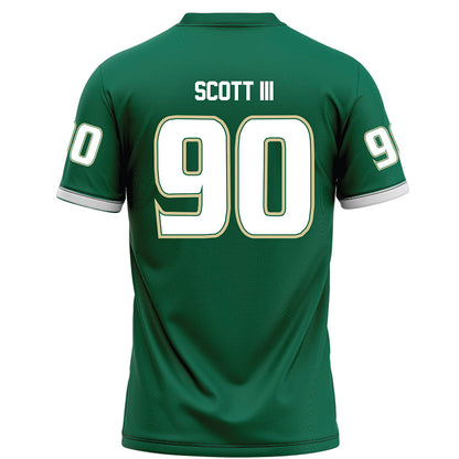 USF - NCAA Football : Richard Scott III - Green Football Jersey-1