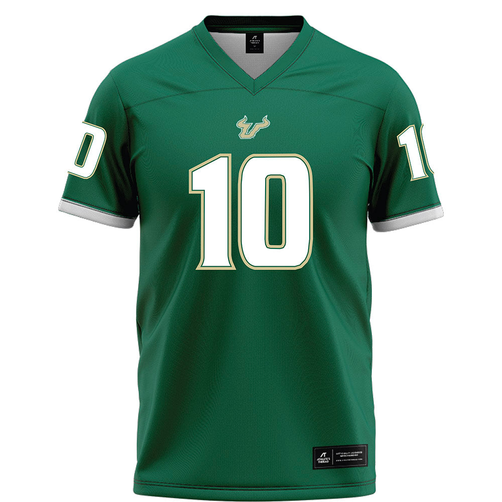 USF - NCAA Football : Alvon Isaac - Green Football Jersey