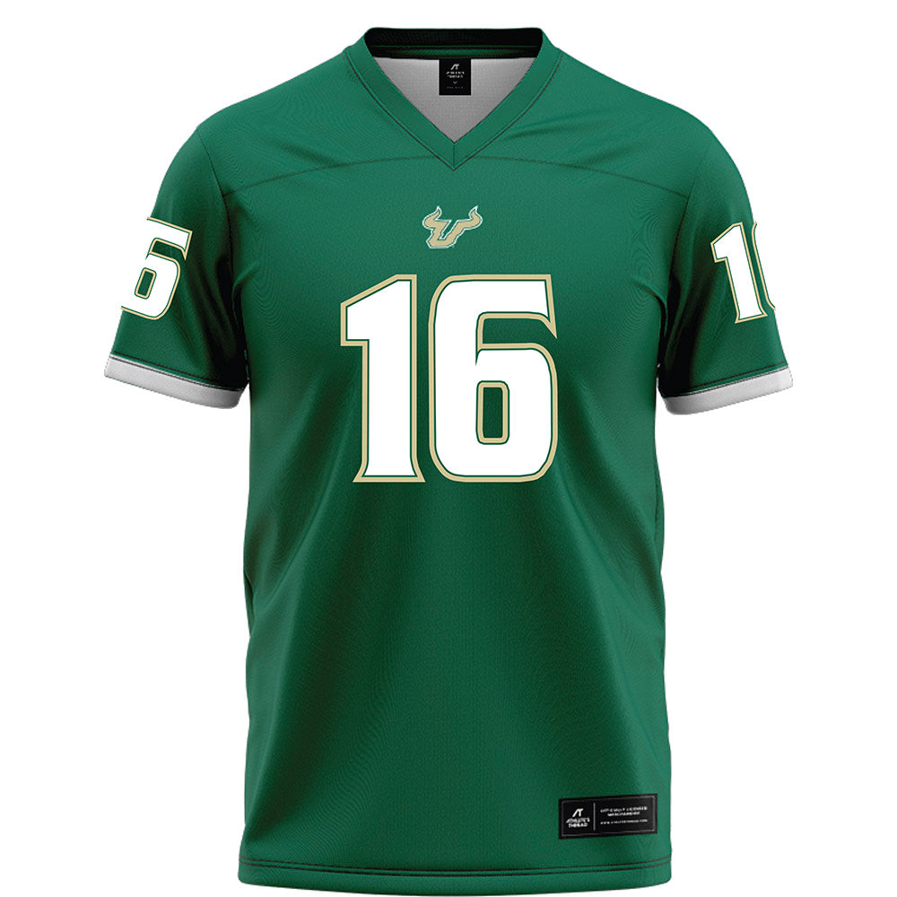 USF - NCAA Football : Ryan Bolduc - Green Football Jersey