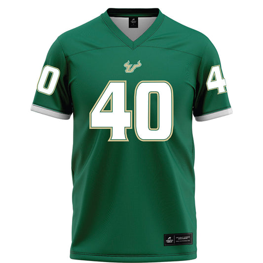 USF - NCAA Football : Jacob Merrifield - Green Football Jersey-0
