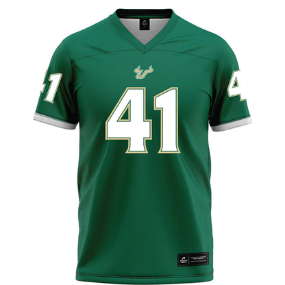 USF - NCAA Football : George Brown - Green Football Jersey