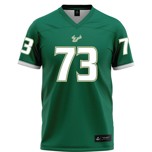 USF - NCAA Football : Caleb Harris - Green Football Jersey-0