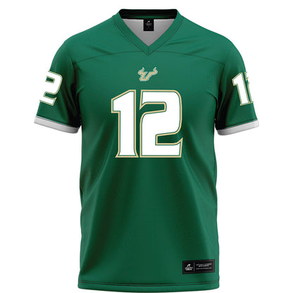 USF - NCAA Football : Sam Fenton - Green Football Jersey-0