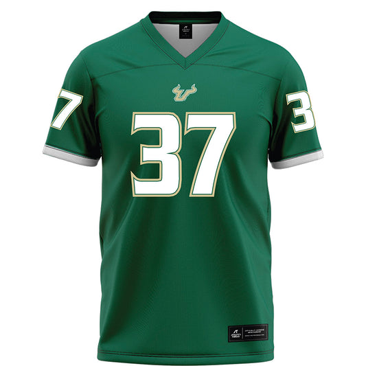 USF - NCAA Football : Fred Gaskin III - Green Football Jersey-0