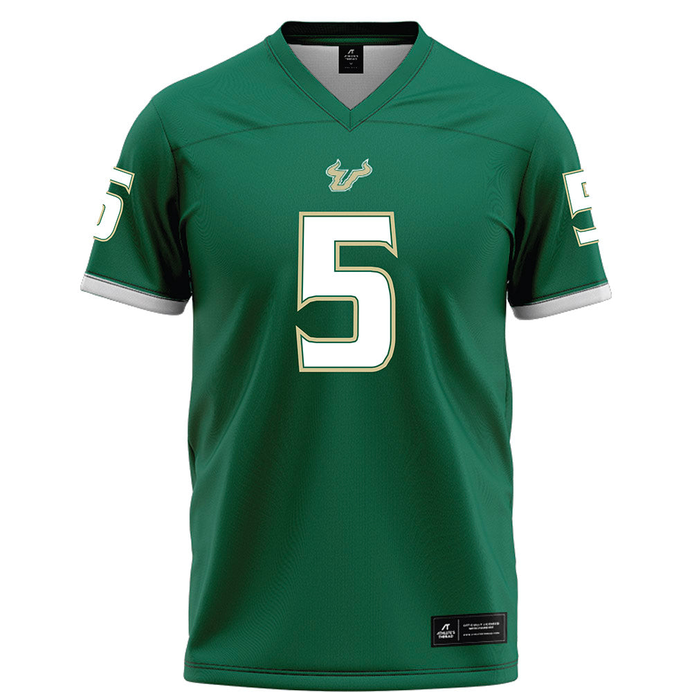 USF - NCAA Football : Cartevious Norton - Green Football Jersey-0