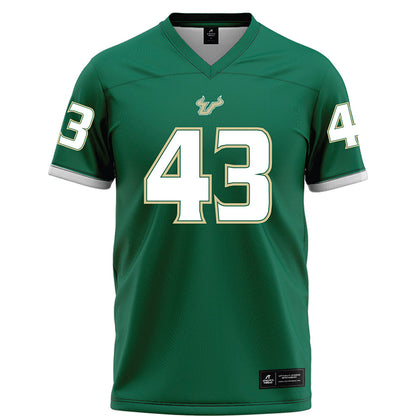 USF - NCAA Football : Cooper Evans - Green Football Jersey