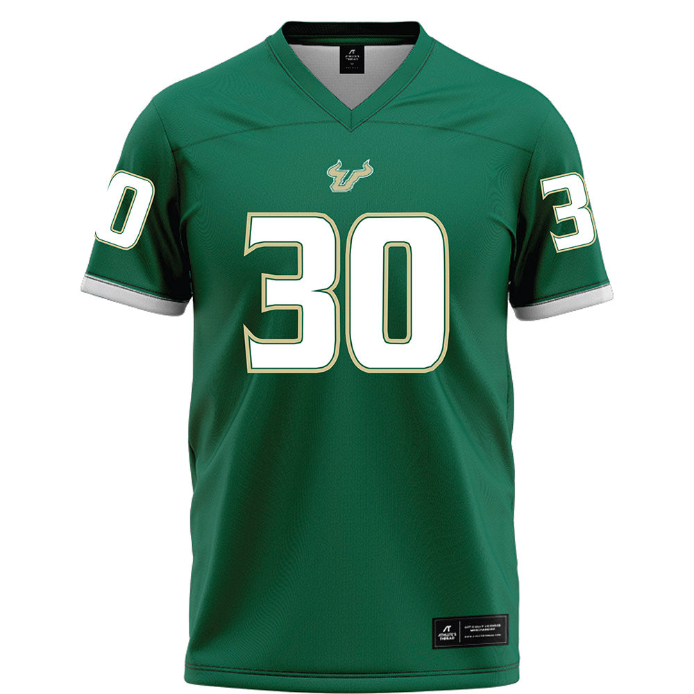 USF - NCAA Football : Ira Singleton - Green Football Jersey-0