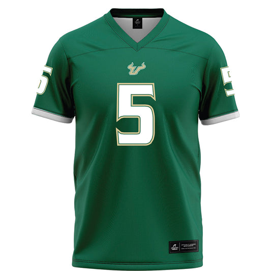 USF - NCAA Football : Fred Gaskin III - Green Football Jersey-0