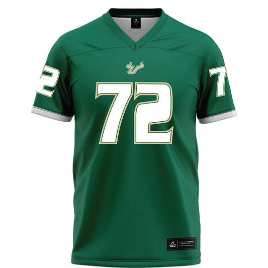 USF - NCAA Football : Cole Best - Green Football Jersey-0