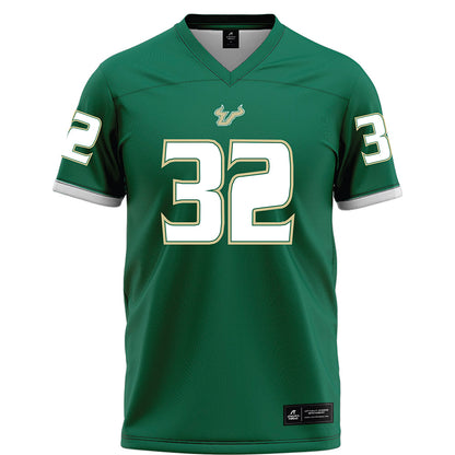 USF - NCAA Football : James Chenault - Green Football Jersey