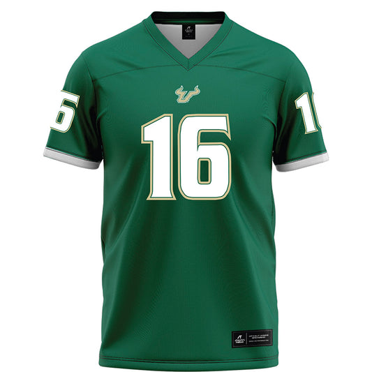 USF - NCAA Football : Jeremiah Koger - Green Football Jersey-0