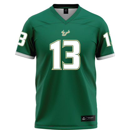 USF - NCAA Football : Kajuan Banks - Green Football Jersey