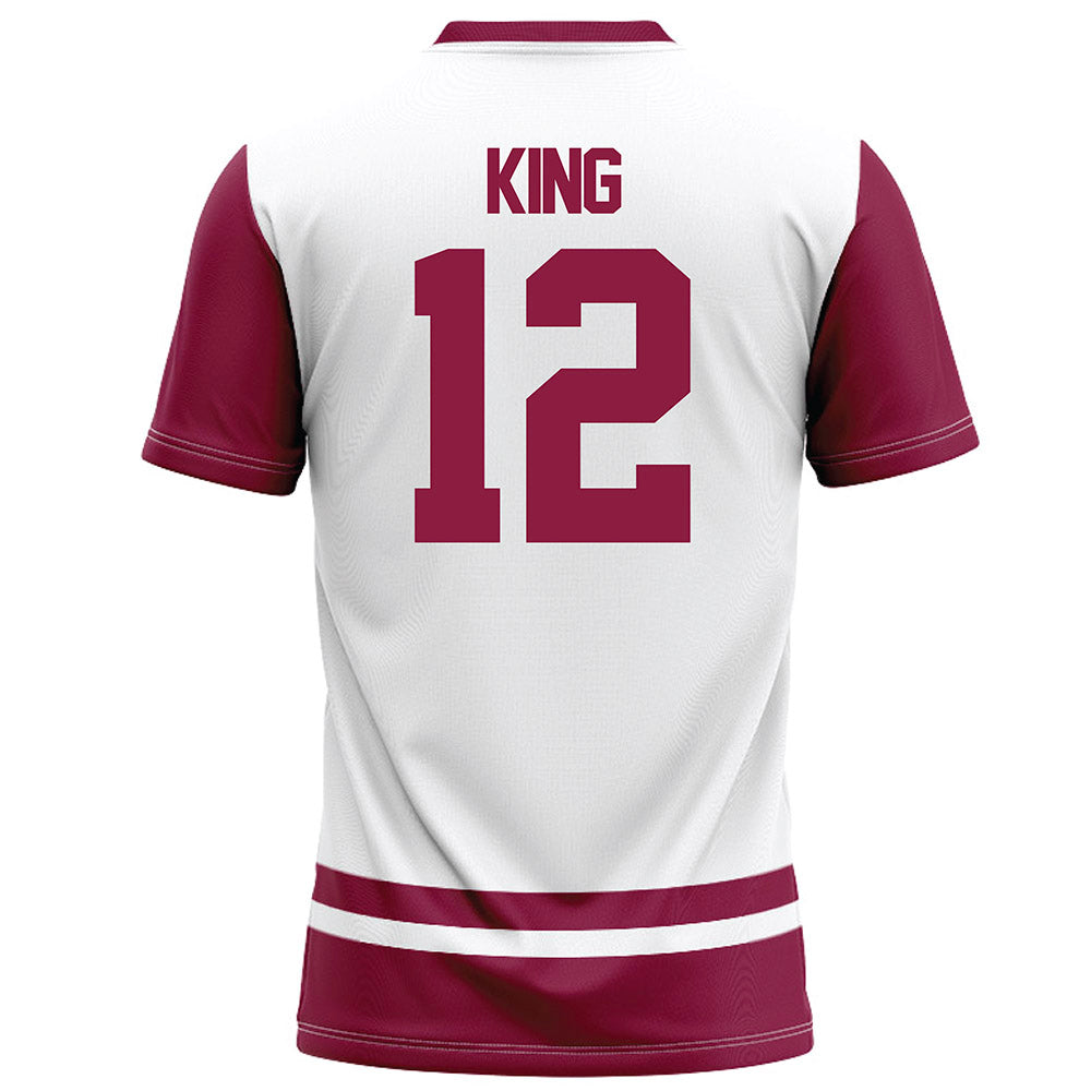 NMSU - NCAA Football : Tyler King - White Football Jersey-1