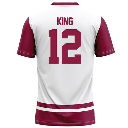 NMSU - NCAA Football : Tyler King - White Football Jersey-1