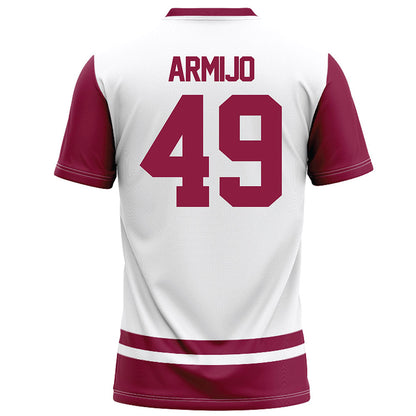 NMSU - NCAA Football : Noah Armijo - White Football Jersey