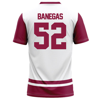 NMSU - NCAA Football : Joey Banegas - White Football Jersey-1