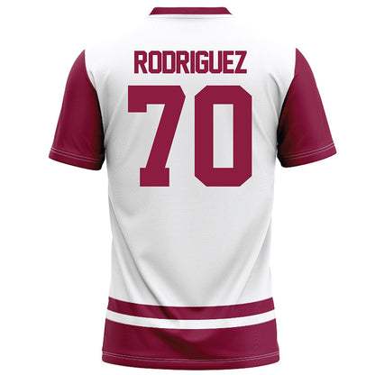 NMSU - NCAA Football : Mateo Rodriguez - White Football Jersey-1
