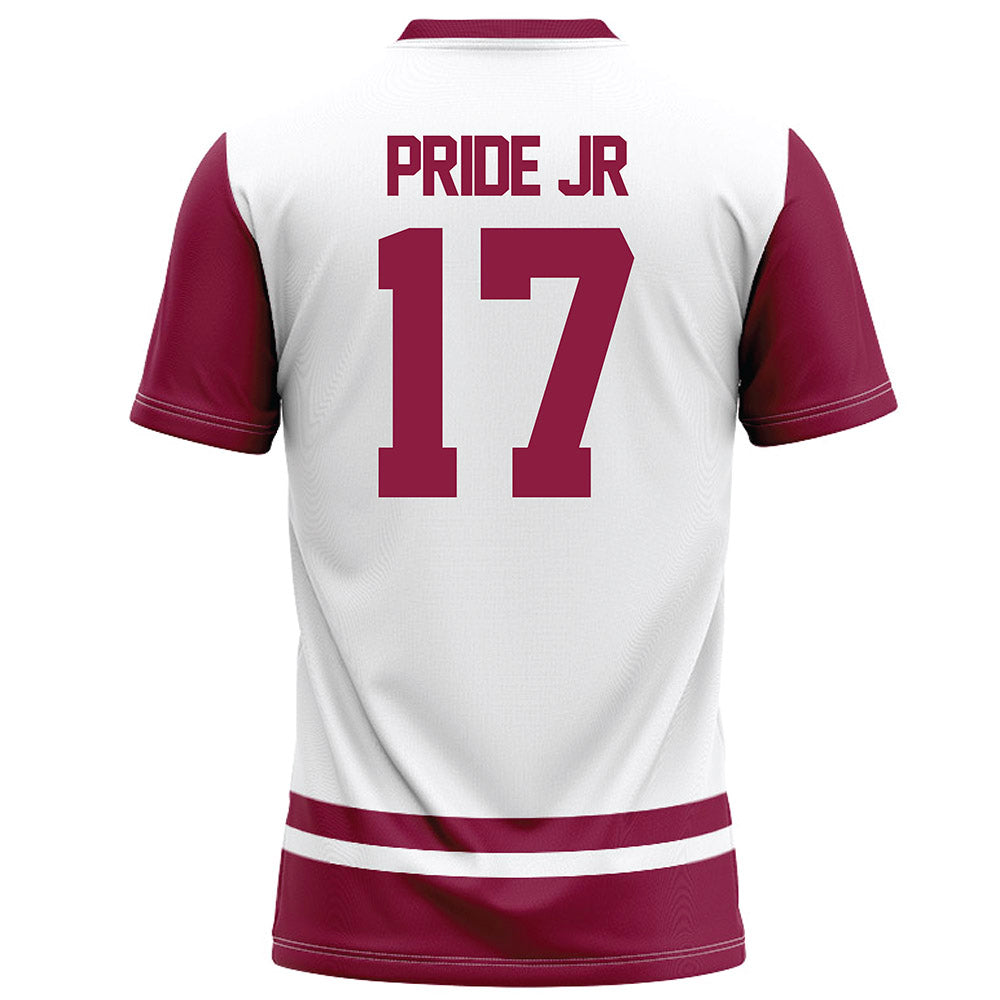 NMSU - NCAA Football : Tj Pride Jr - White Football Jersey-1