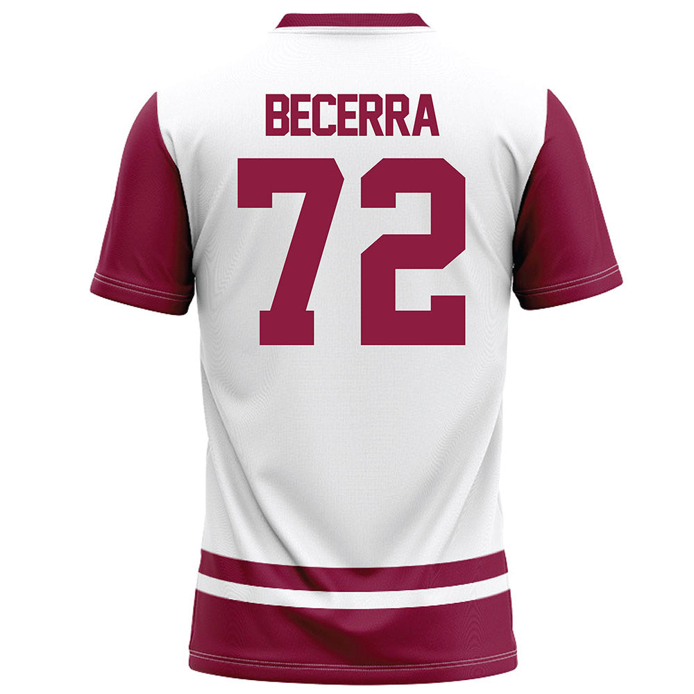 NMSU - NCAA Football : Merrick Becerra - White Football Jersey-1