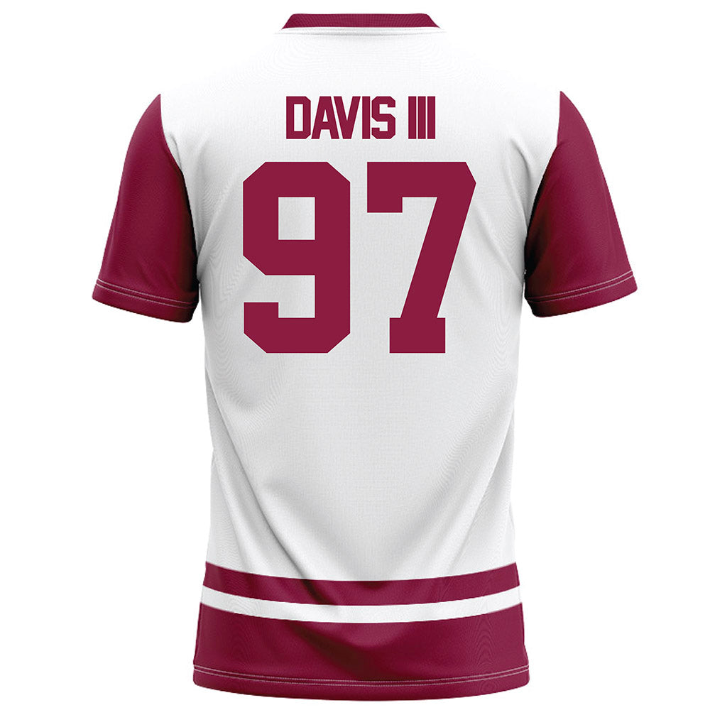 NMSU - NCAA Football : Henry Davis III - White Football Jersey