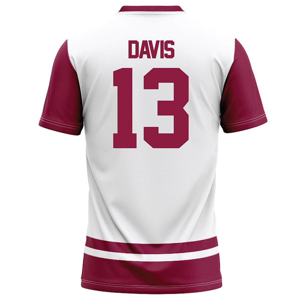 NMSU - NCAA Football : Quincy Davis - White Football Jersey-1