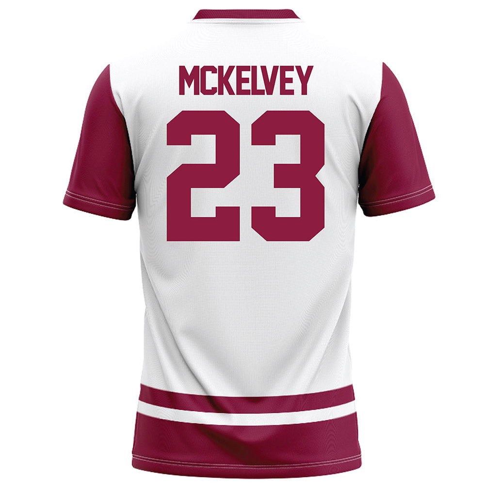 NMSU - NCAA Football : Stilton Mckelvey - White Football Jersey-1
