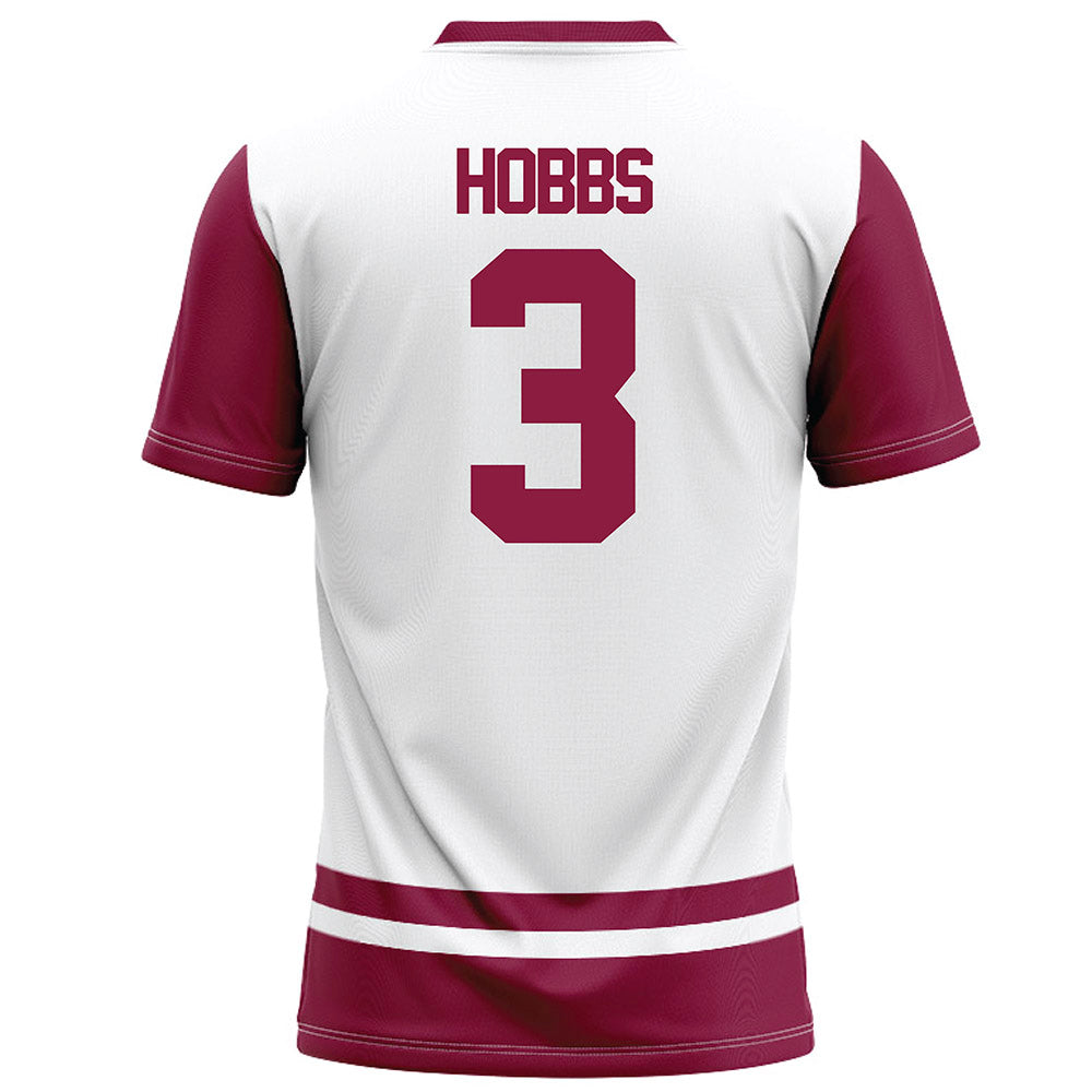 NMSU - NCAA Football : Dakerric Hobbs - White Football Jersey-1