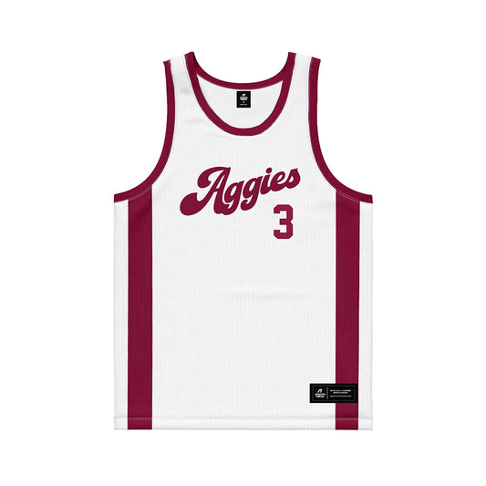 NMSU - NCAA Women's Basketball : Sianny Sanchez-Oliver - White Basketball Jersey