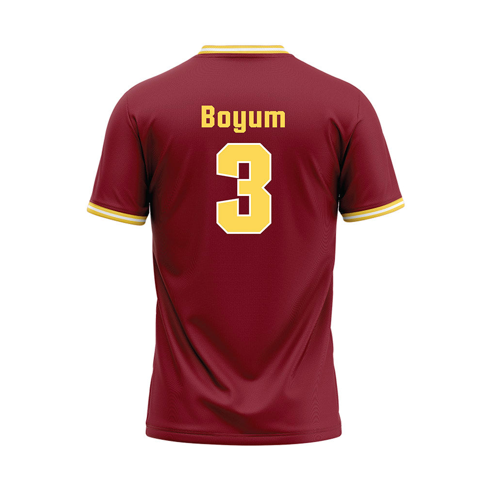NSU - NCAA Baseball : Tyler Boyum - Maroon Jersey-1