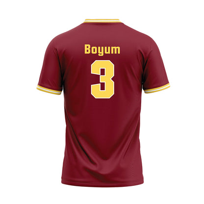 NSU - NCAA Baseball : Tyler Boyum - Maroon Jersey-1
