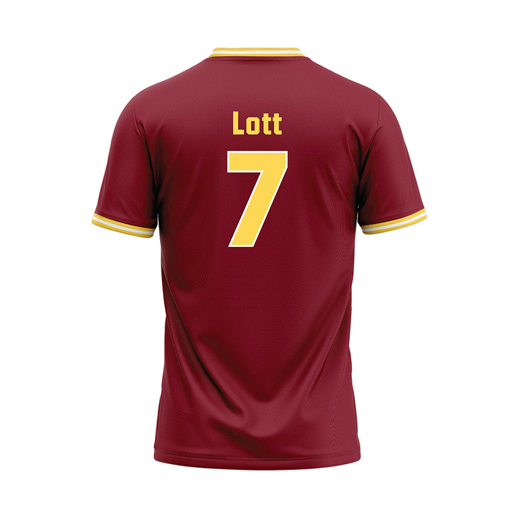 NSU - NCAA Baseball : Collin Lott - Maroon Jersey-1