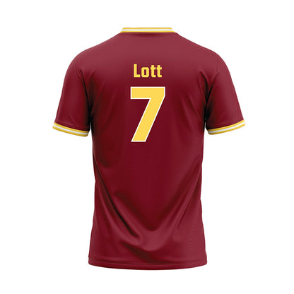 NSU - NCAA Baseball : Collin Lott - Maroon Jersey-1