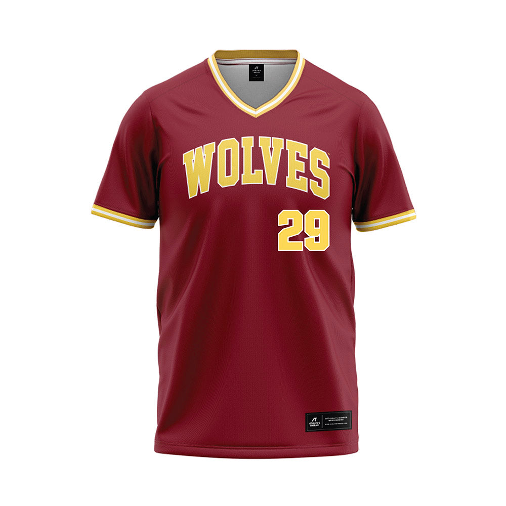 NSU - NCAA Baseball : Gavin Quade - Maroon Jersey-0