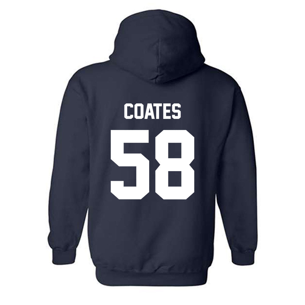 AU - NCAA Football : Wes Coates - Classic Fashion Shersey Hooded Sweatshirt-1