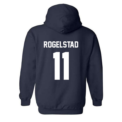AU - NCAA Football : Liam Rogelstad - Classic Fashion Shersey Hooded Sweatshirt-1