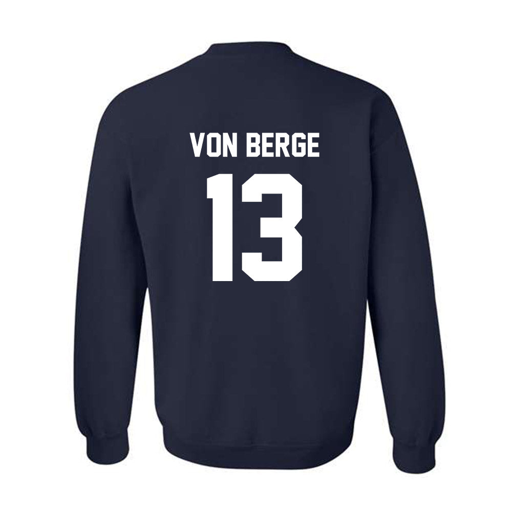 AU - NCAA Baseball : Logan Von Berge - Classic Fashion Shersey Crewneck Sweatshirt