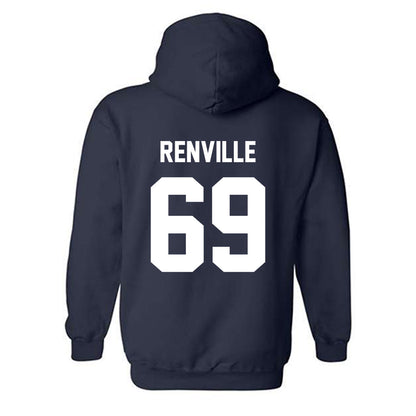 AU - NCAA Football : Elliott Renville - Classic Fashion Shersey Hooded Sweatshirt-1