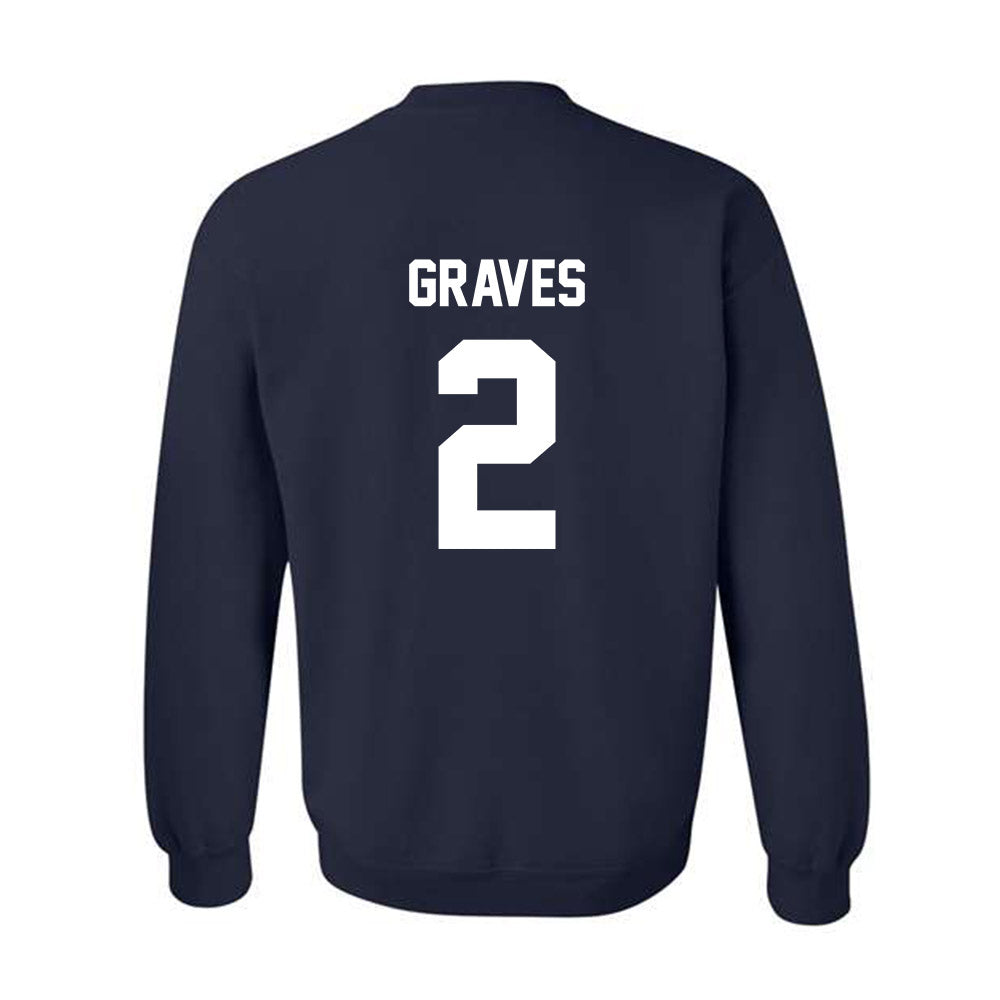 AU - NCAA Men's Basketball : Jadan Graves - Classic Fashion Shersey Crewneck Sweatshirt