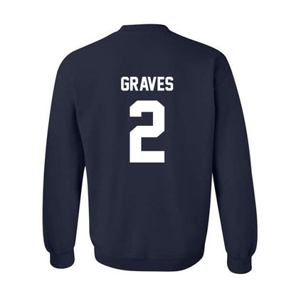 AU - NCAA Men's Basketball : Jadan Graves - Classic Fashion Shersey Crewneck Sweatshirt