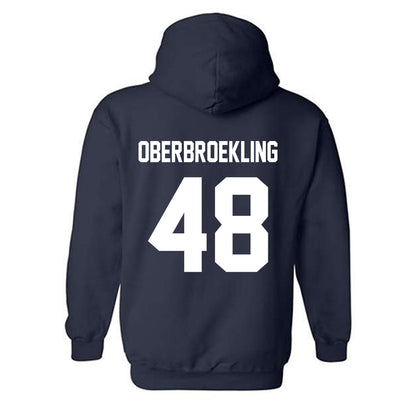 AU - NCAA Baseball : Caden Oberbroekling - Classic Fashion Shersey Hooded Sweatshirt-1