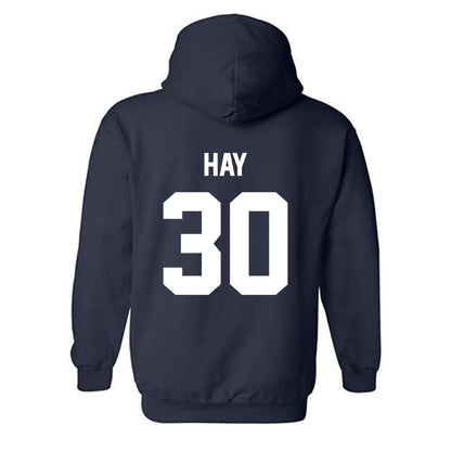 AU - NCAA Men's Ice Hockey : Kolby Hay - Classic Fashion Shersey Hooded Sweatshirt-1