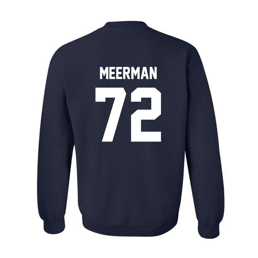 AU - NCAA Men's Ice Hockey : Brett Meerman - Classic Fashion Shersey Crewneck Sweatshirt-1
