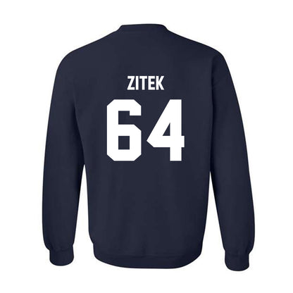 AU - NCAA Football : Jake Zitek - Classic Fashion Shersey Crewneck Sweatshirt-1