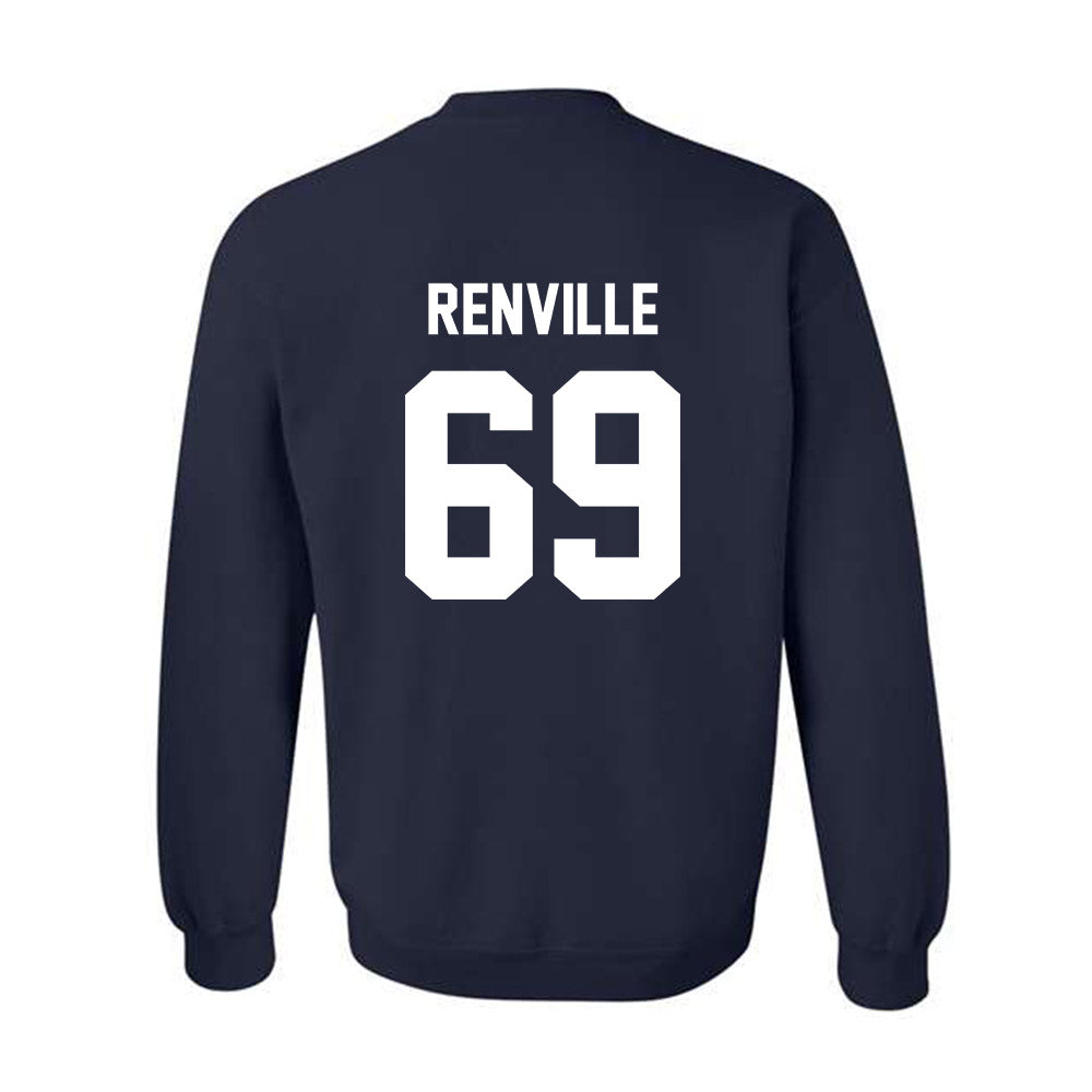 AU - NCAA Football : Elliott Renville - Classic Fashion Shersey Crewneck Sweatshirt-1