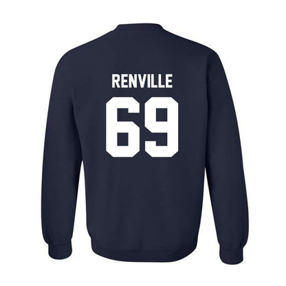 AU - NCAA Football : Elliott Renville - Classic Fashion Shersey Crewneck Sweatshirt-1